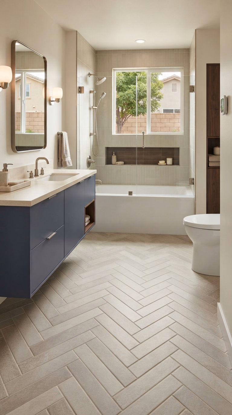 Bathroom Flooring Catalog 07 in Riverside County.