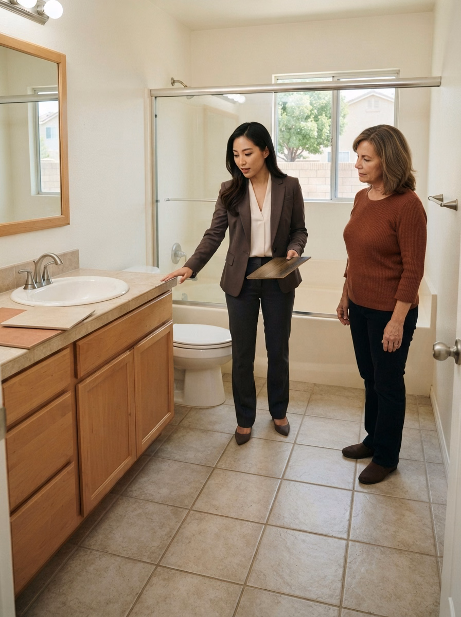 Bathroom Flooring Catalog 09 in Riverside County.