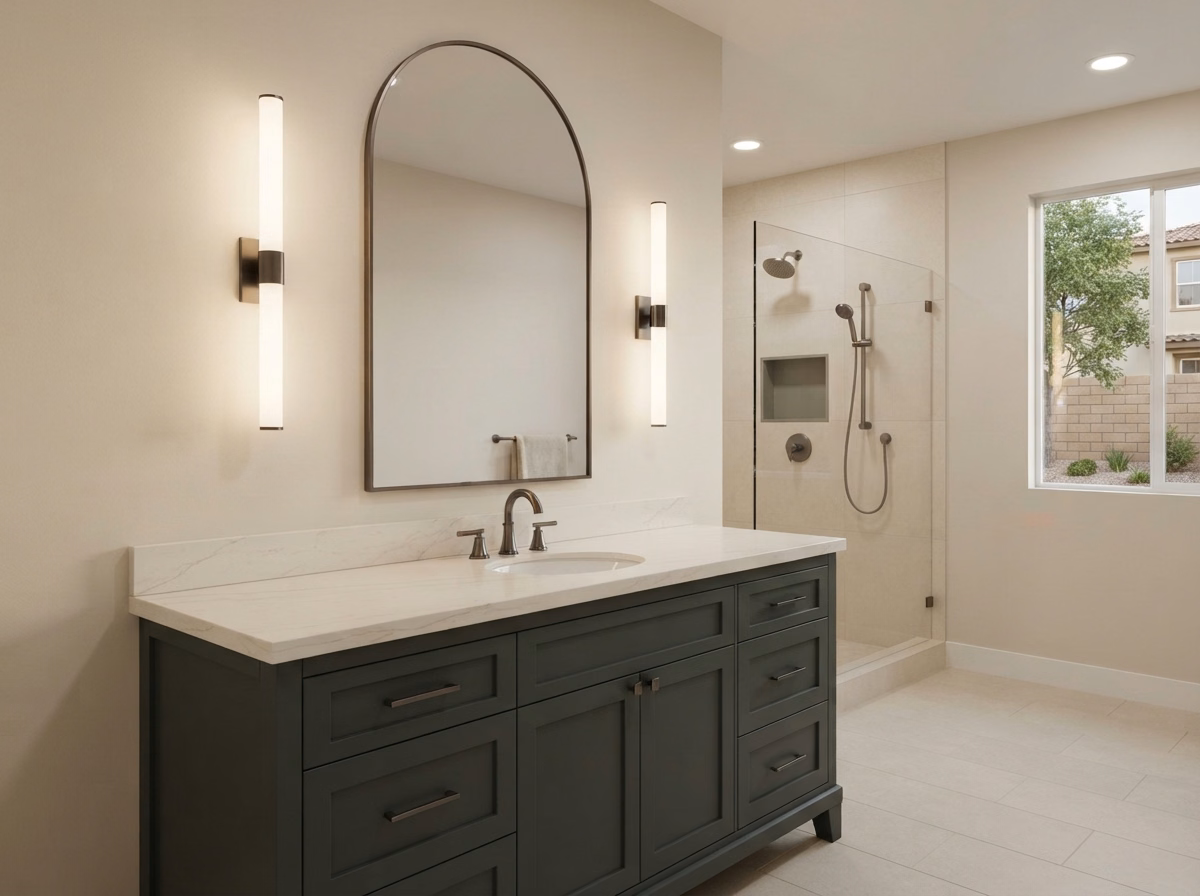 Vanity Lighting Bathroom Lighting in Riverside County.