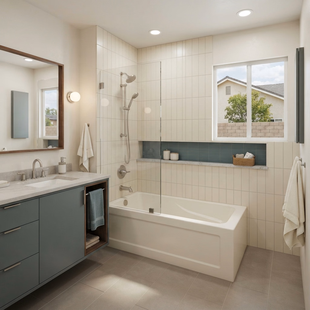 Alcove Tub Corona Ca Bathtub Installation in Riverside County.