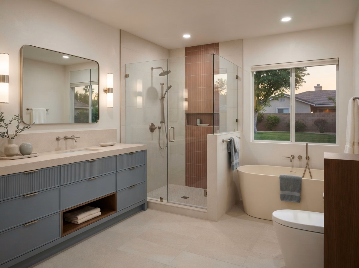 Bathroom remodeling service areas across Riverside County.