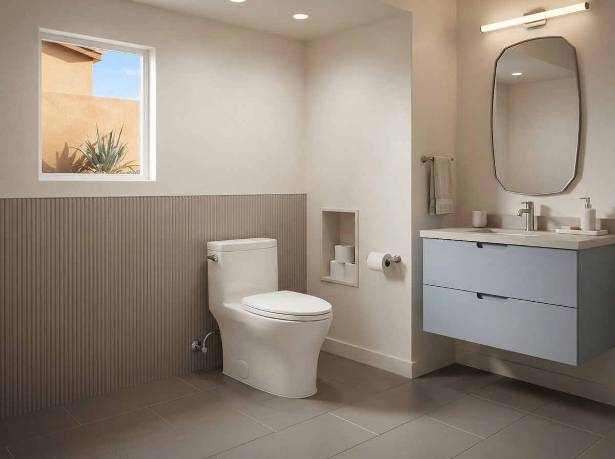 Toilet installation service option in Riverside County.