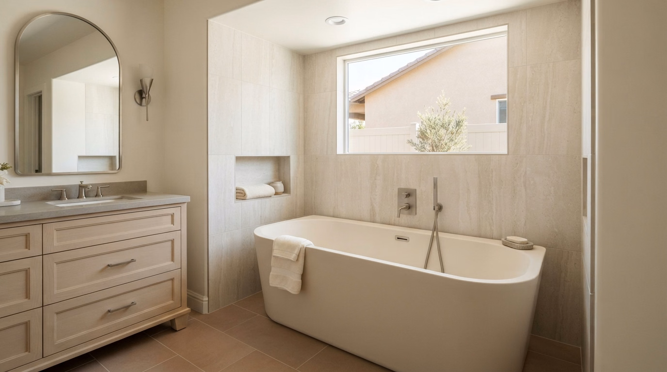 Bathtub Installation Shower Remodeling in Riverside County.