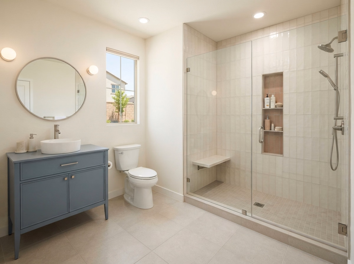 Our Walk in Shower Installation Shower Remodeling in Riverside County.