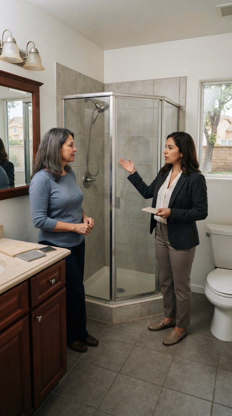 Shower Remodeling Faqs in Riverside County.