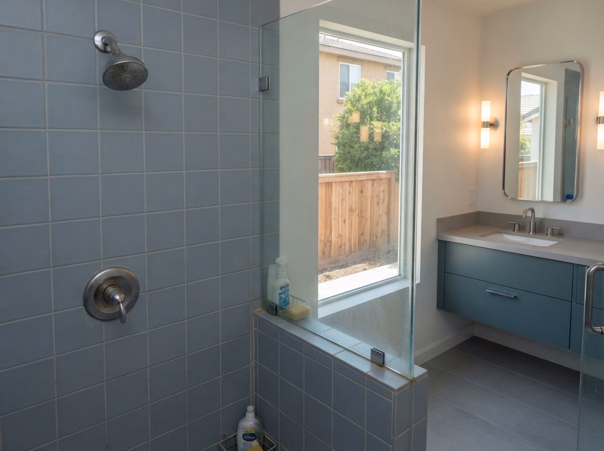 Shower remodeling problem solution in Riverside County.