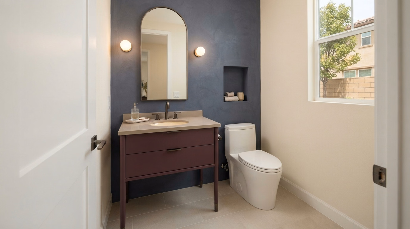 Powder Room Remodel | Murrieta, CA Powder room remodel in Murrieta, CA.