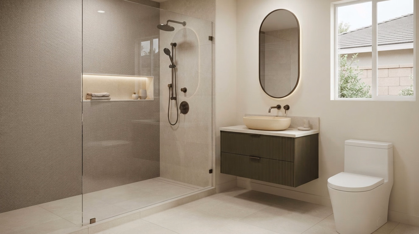 Small Bathroom Remodeling Style Guide Spa Inspired | Riverside County Small Bathroom Remodeling Style Guide Spa Inspired in Riverside County.