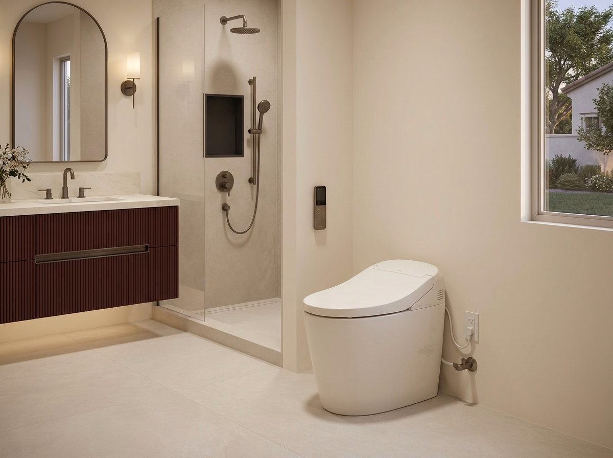 Smart Toilets and Bidet Toilets Toilet Installation in Riverside County.