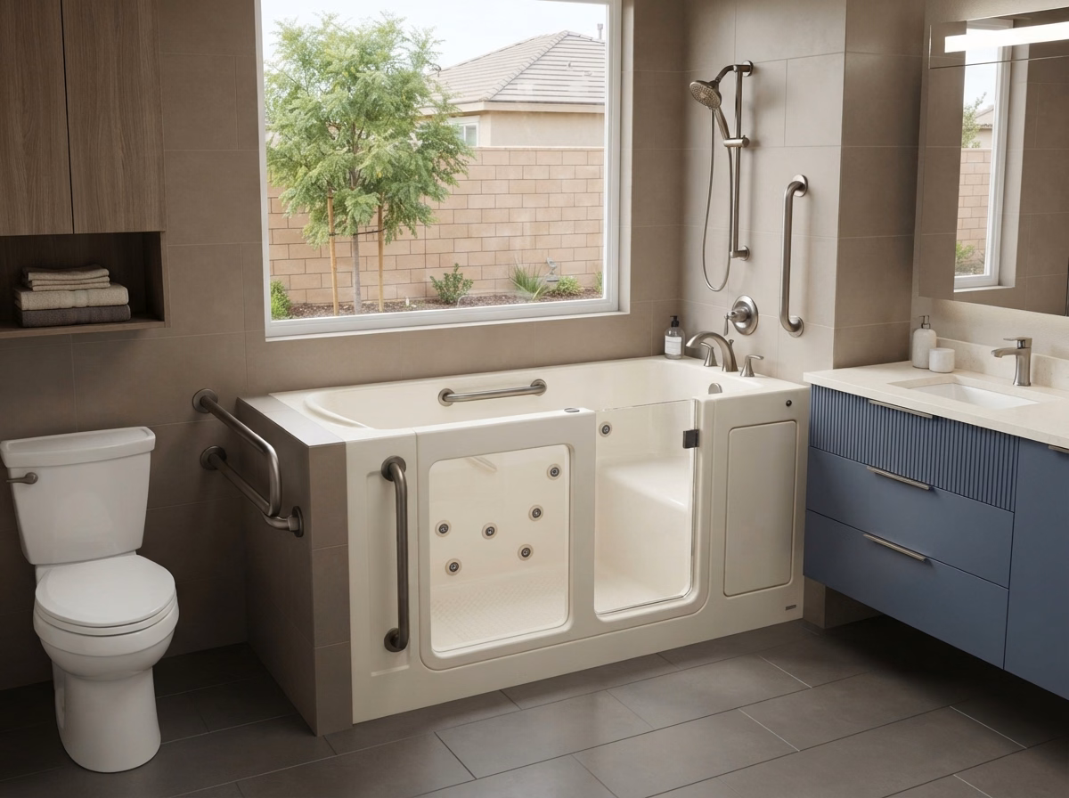 Hydrotherapy Walk in Tubs Walk in Tub Installation in Riverside County.