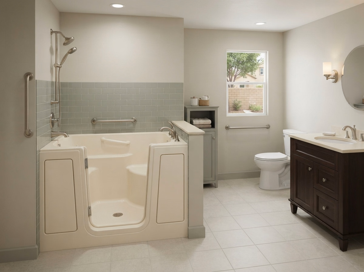 Soaker Walk in Tubs Walk in Tub Installation in Riverside County.